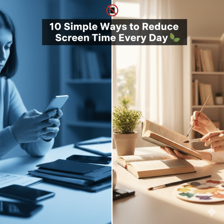 10 Simple Ways to Reduce Screen Time Every Day