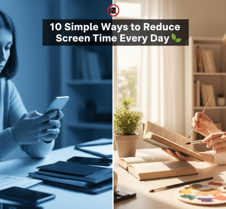 10 Simple Ways to Reduce Screen Time Every Day