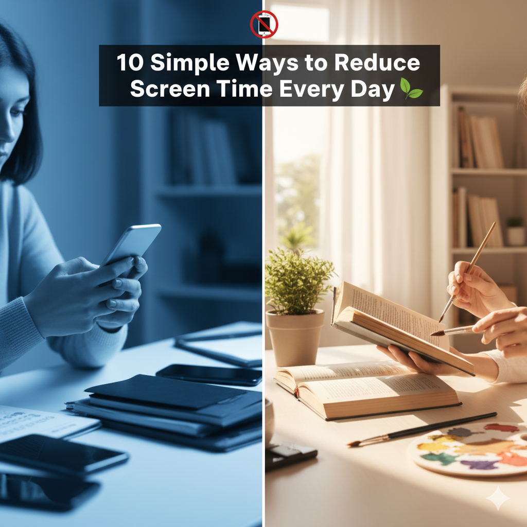 10 Simple Ways to Reduce Screen Time Every Day