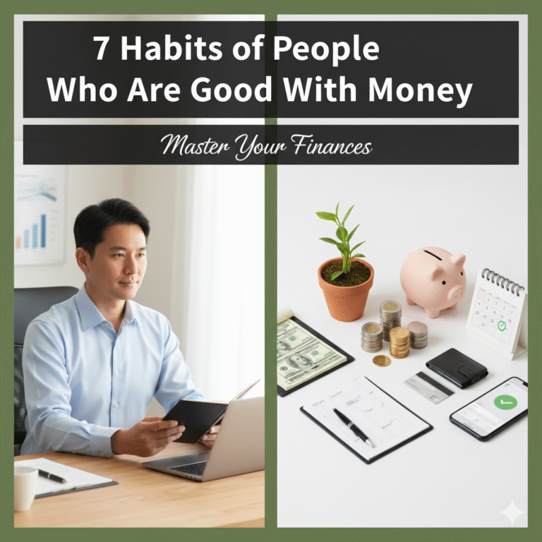 7 Habits of People Who Are Good With Money