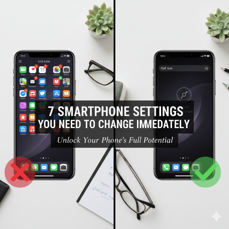 7 Smartphone Settings You Need to Change Immediately
