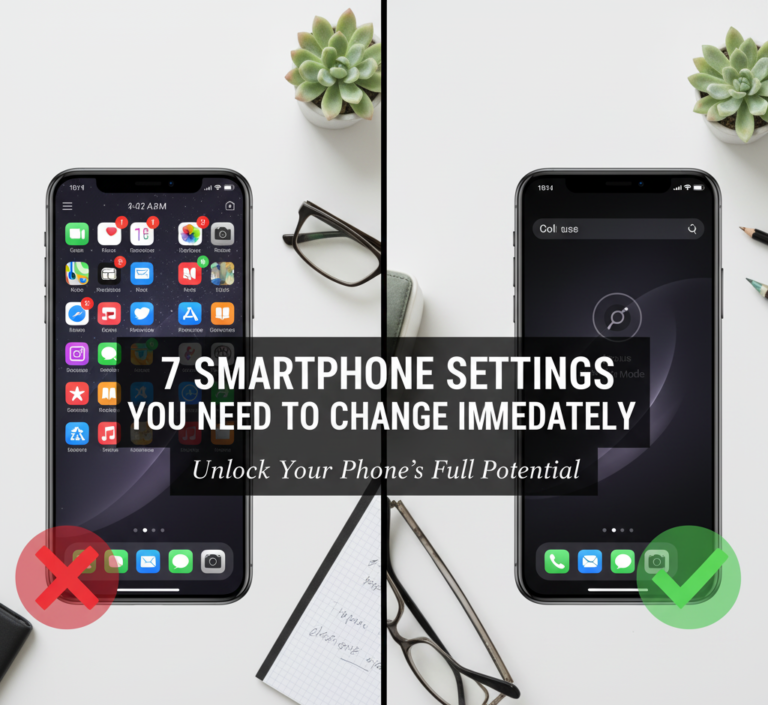 7 Smartphone Settings You Need to Change Immediately