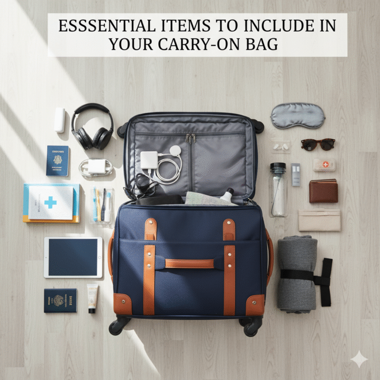 8 Essential Items to Include in Your Carry-On Bag