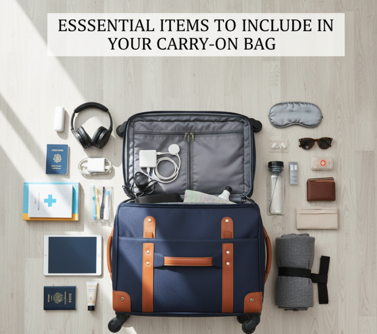 8 Essential Items to Include in Your Carry-On Bag