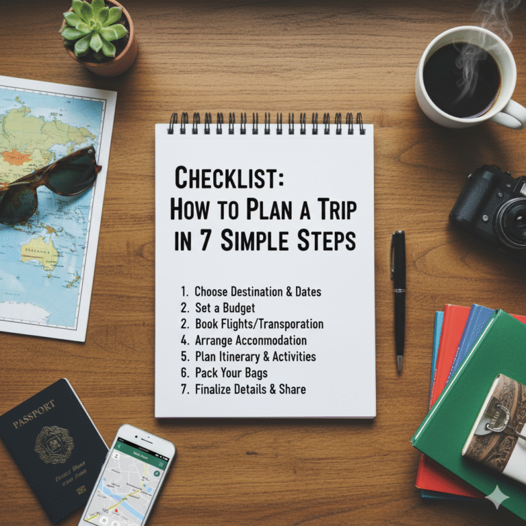 How to Plan a Trip in 7 Simple Steps