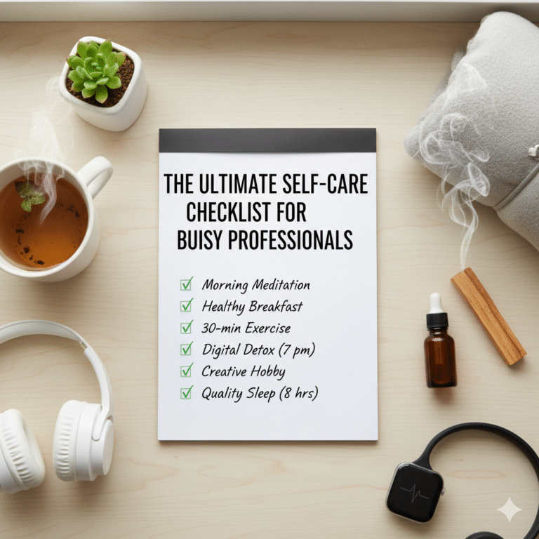 Self-Care Checklist for Busy Professionals