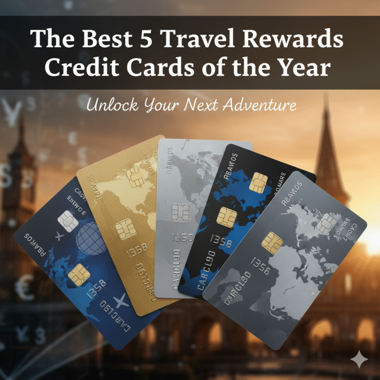 The Best 5 Travel Rewards Credit Cards of the Year