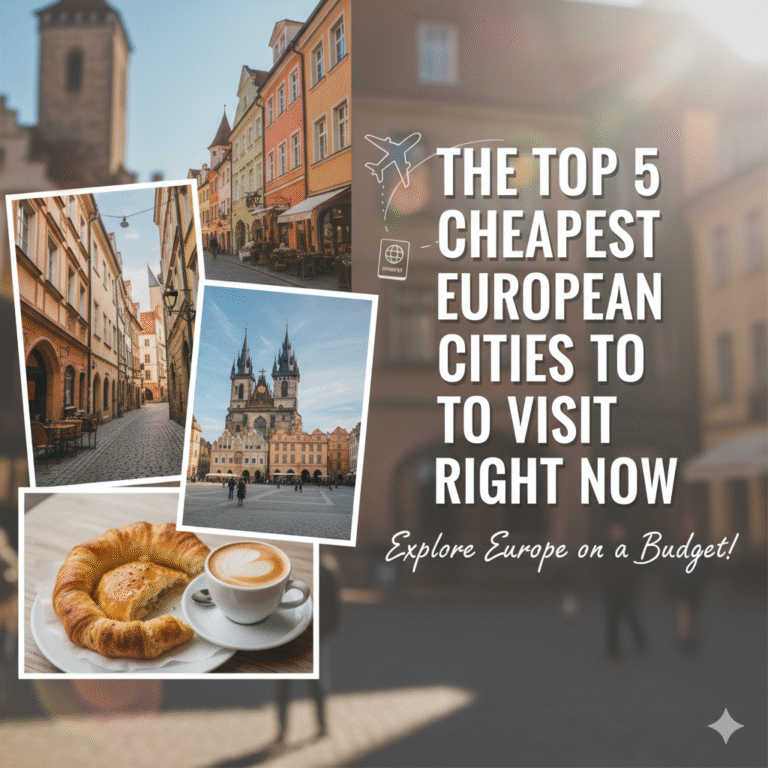 The Top 5 Cheapest European Cities to Visit Right Now