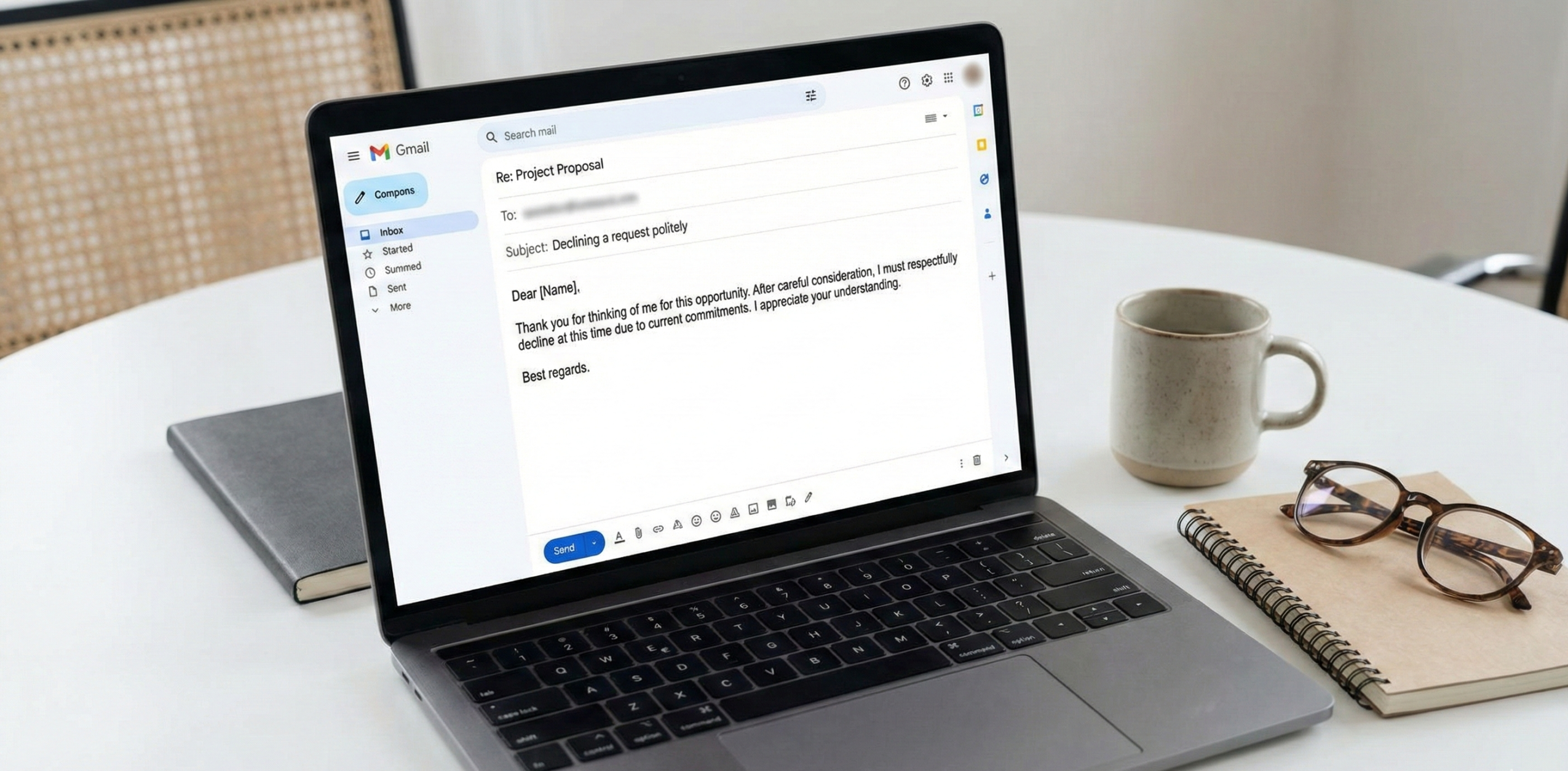 Professional email templates for saying no politely