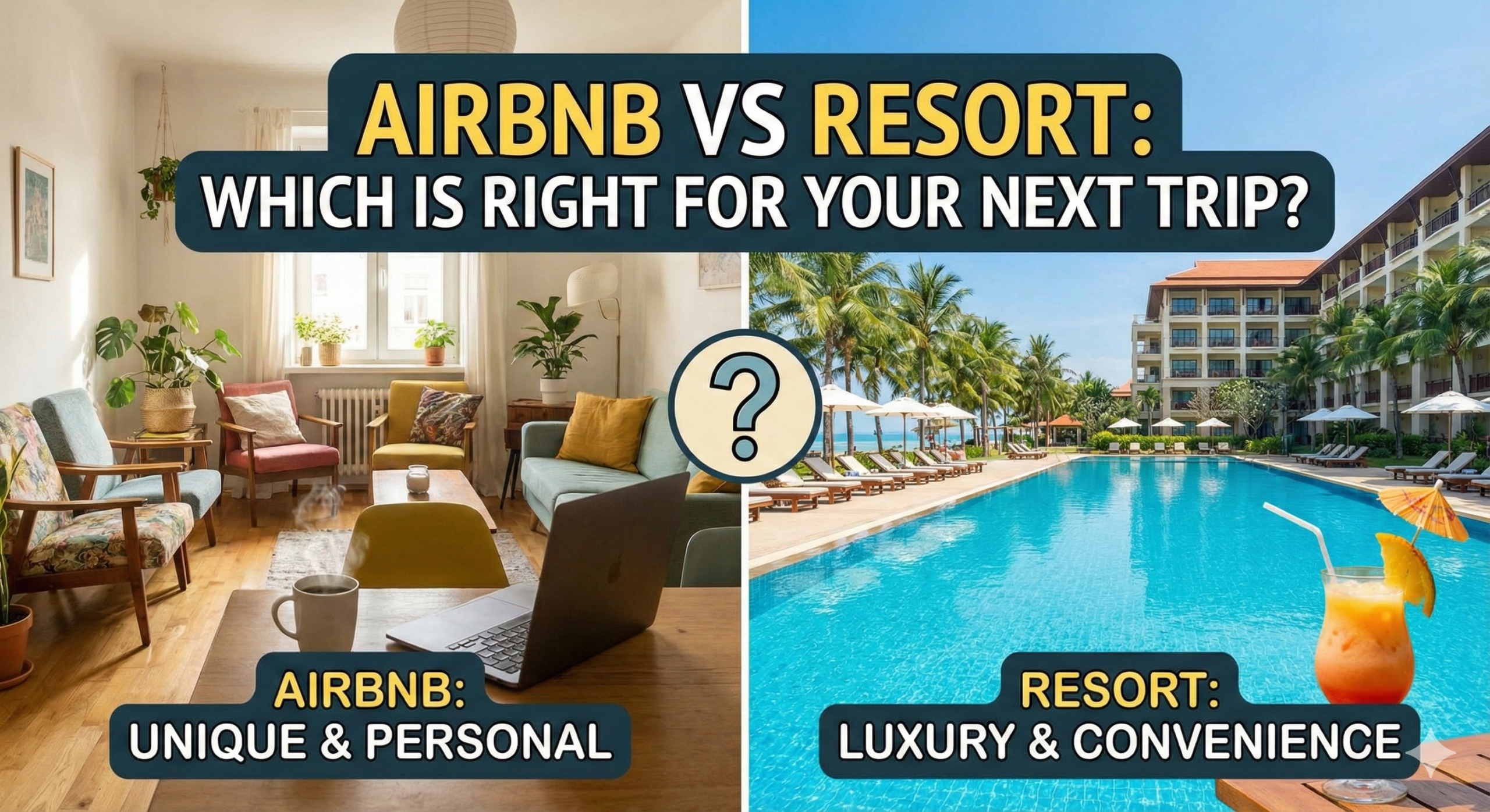 Airbnb vs Resort