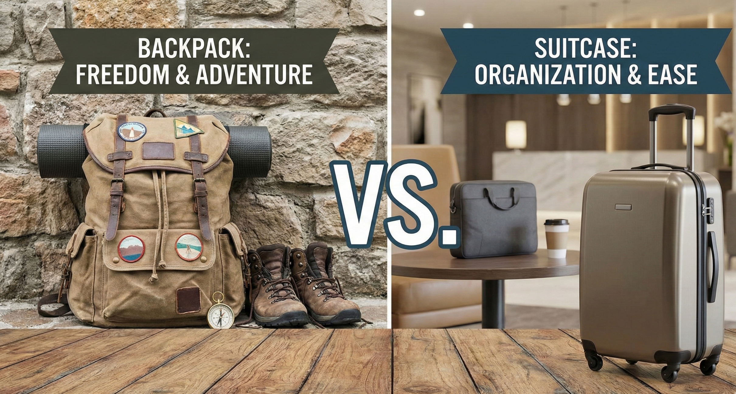 Backpack vs. Suitcase: Choosing the Right Gear for Your Next Adventure